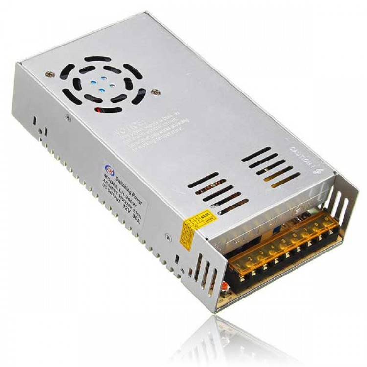 12V, 30A DC Power Supply (SMPS)