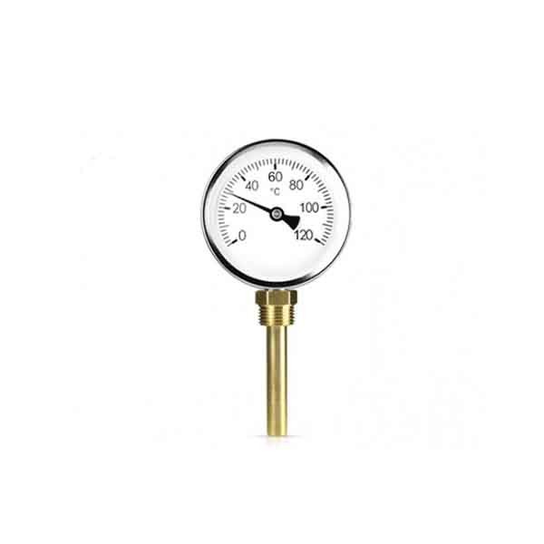 BIMETAL SCREW-IN THERMOMETER - VERTICAL